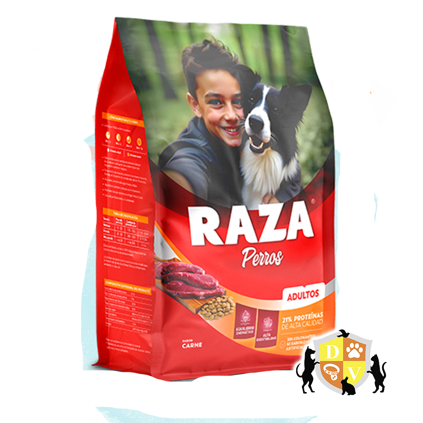 Raza Perro Adulto Carne 21 Kg.