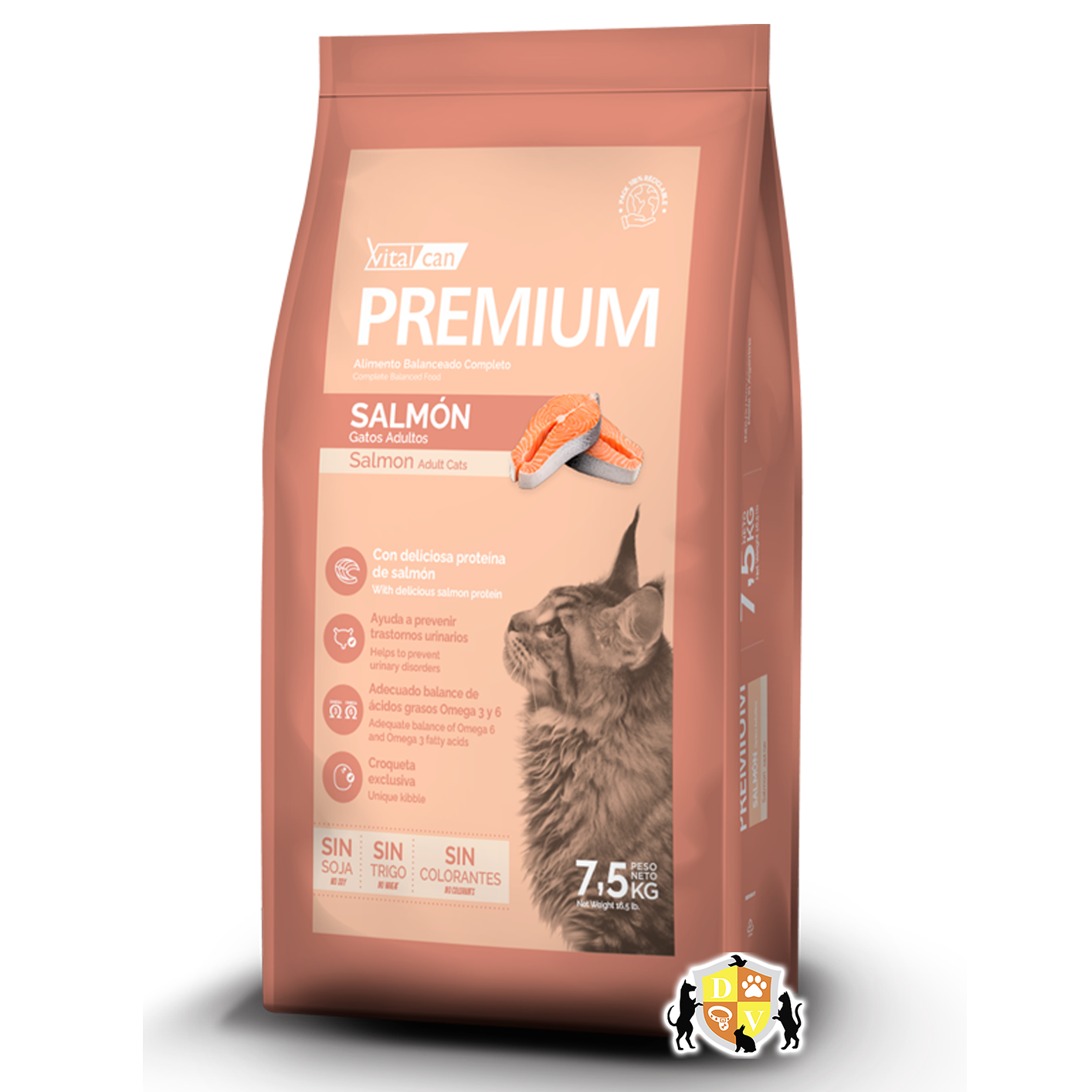 Vital Cat Premium Salmon 7.5 kg