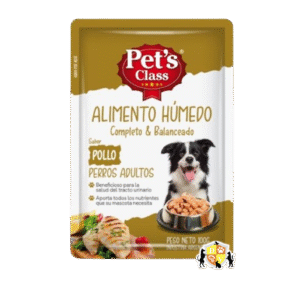 Caja Pouch Pets Class Perro Adulto Carne 12u.